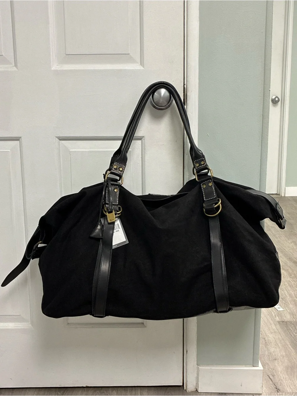 NWT $2498 John Varvatos Collection Traveler Duffle Bag